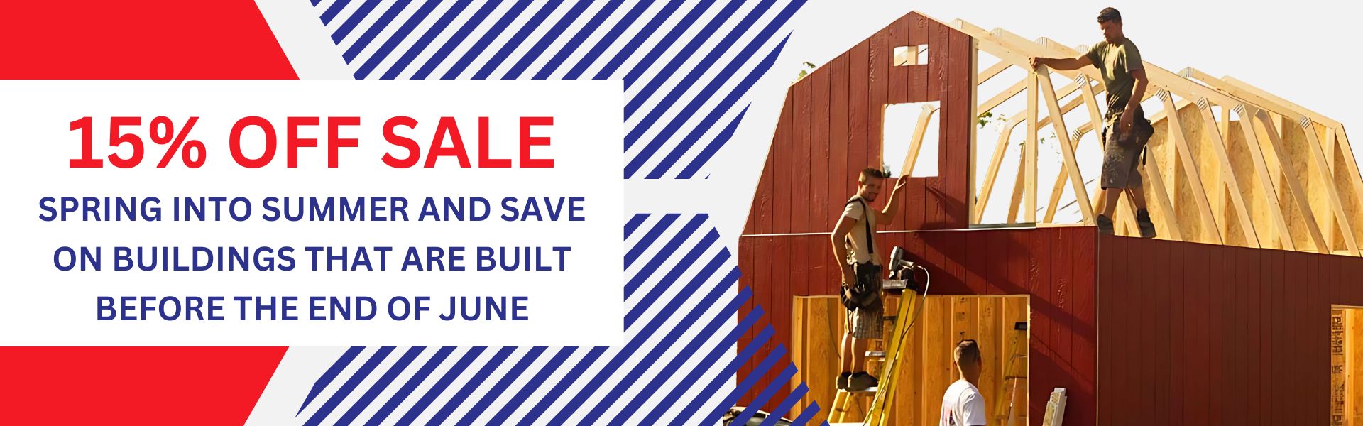 Spring Into Summer With 15% Off On Buildings That Are Built Before The End Of June