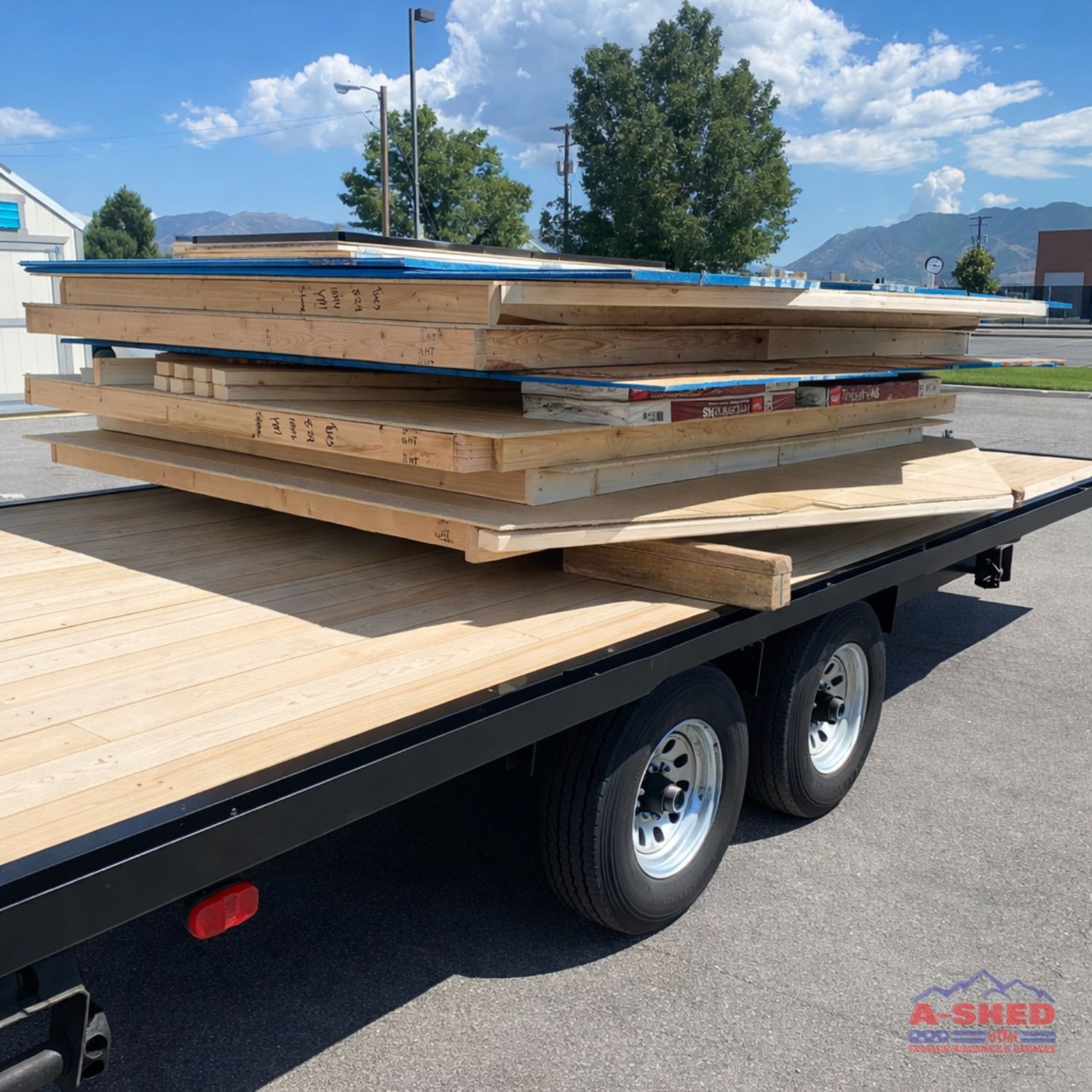 DIY Shed Kit Delivery from A-Shed Utah